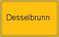 Ortsschild von Desselbrunn