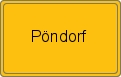 Ortsschild von Pöndorf