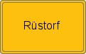 Ortsschild von Rüstorf