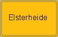 Ortsschild von Elsterheide