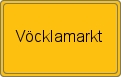 Ortsschild von Vöcklamarkt