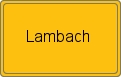 Ortsschild von Lambach