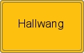 Ortsschild von Hallwang