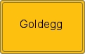 Ortsschild von Goldegg