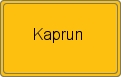 Ortsschild von Kaprun