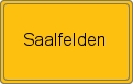 Ortsschild von Saalfelden