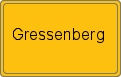 Ortsschild von Gressenberg