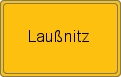 Ortsschild von Laußnitz