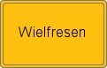 Ortsschild von Wielfresen