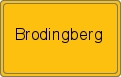 Ortsschild von Brodingberg