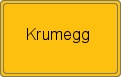 Ortsschild von Krumegg