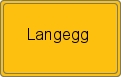 Ortsschild von Langegg