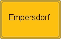 Ortsschild von Empersdorf
