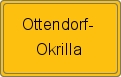 Ortsschild von Ottendorf-Okrilla