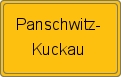 Ortsschild von Panschwitz-Kuckau
