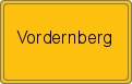 Ortsschild von Vordernberg