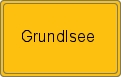 Ortsschild von Grundlsee