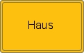 Ortsschild von Haus