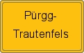 Ortsschild von Pürgg-Trautenfels