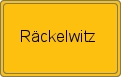 Ortsschild von Räckelwitz