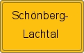 Ortsschild von Schönberg-Lachtal
