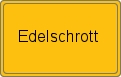 Ortsschild von Edelschrott