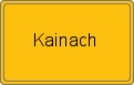 Ortsschild von Kainach