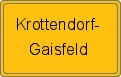 Ortsschild von Krottendorf-Gaisfeld