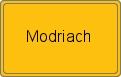 Ortsschild von Modriach