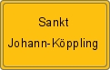 Ortsschild von Sankt Johann-Köppling