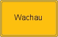 Ortsschild von Wachau
