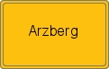 Ortsschild von Arzberg