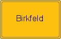 Ortsschild von Birkfeld