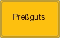 Ortsschild von Preßguts