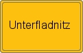 Ortsschild von Unterfladnitz