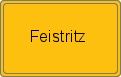 Ortsschild von Feistritz