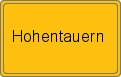 Ortsschild von Hohentauern