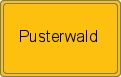 Ortsschild von Pusterwald