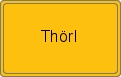 Ortsschild von Thörl