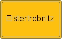 Ortsschild von Elstertrebnitz