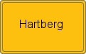 Ortsschild von Hartberg
