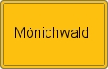 Ortsschild von Mönichwald
