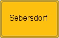 Ortsschild von Sebersdorf