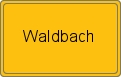 Ortsschild von Waldbach