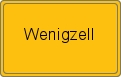 Ortsschild von Wenigzell