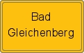 Ortsschild von Bad Gleichenberg