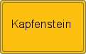 Ortsschild von Kapfenstein