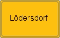 Ortsschild von Lödersdorf