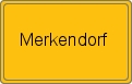 Ortsschild von Merkendorf