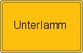 Ortsschild von Unterlamm